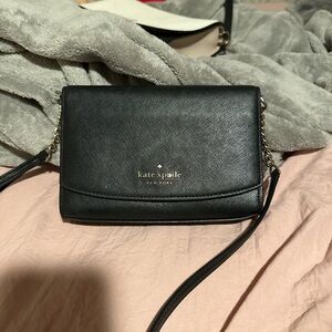 Kate Spade Black Leather Crossbody Bag